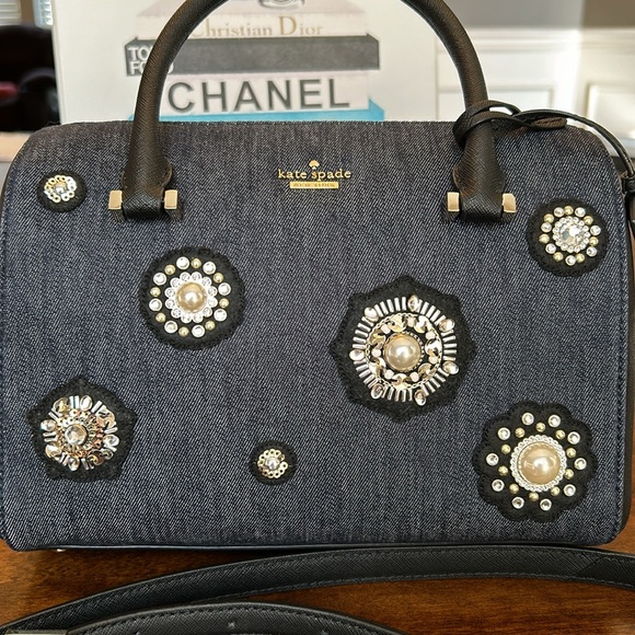 Kate Spade Denim Handle Crossbody Bag - Picture 14 of 14